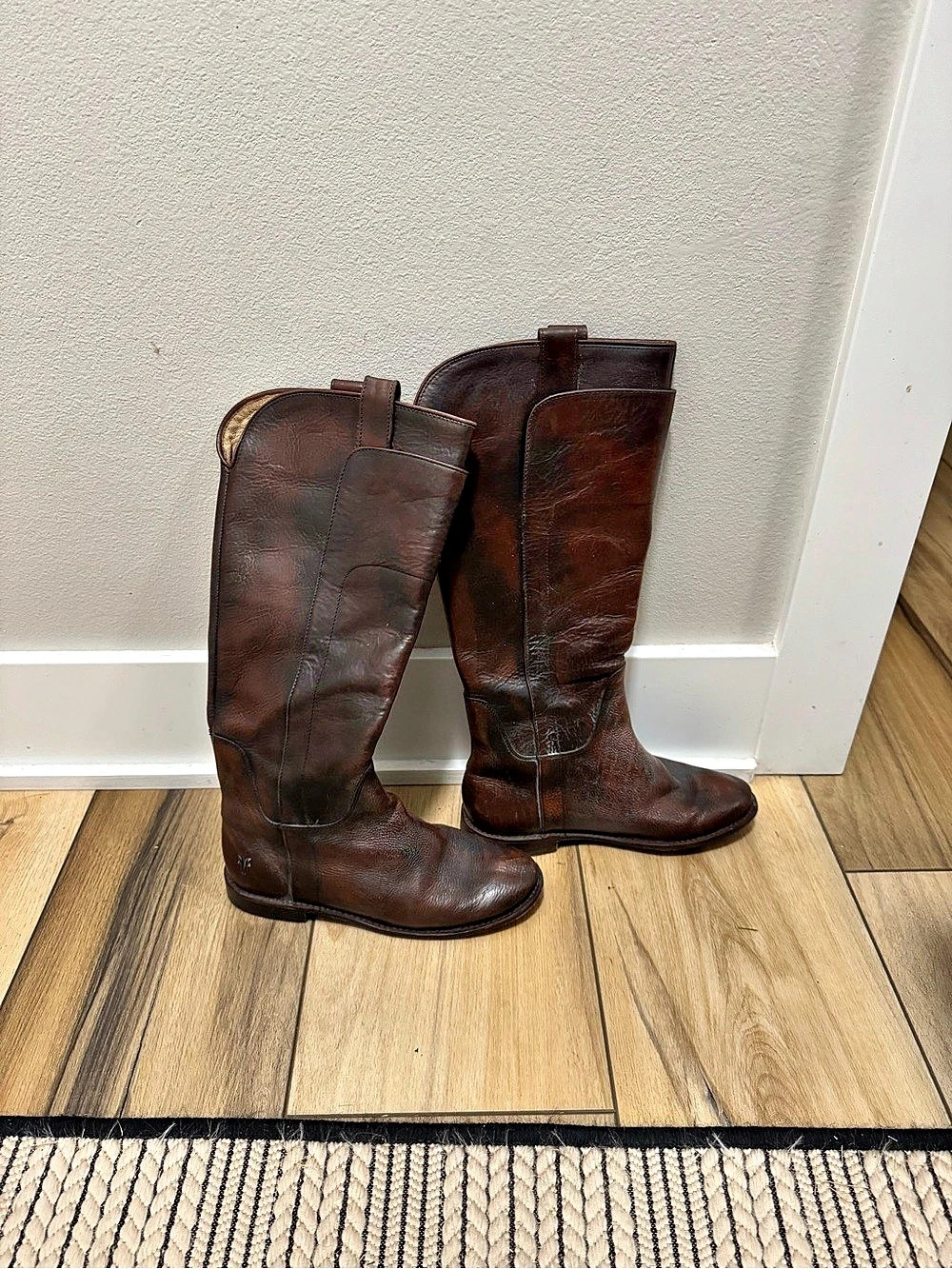 Frye Paige Tall Riding Boots Brown US 7.5